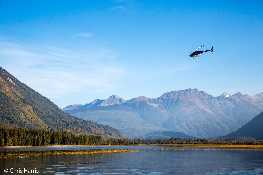 British Columbia; Canada; Chris Harris; Quesnel Lake; helicopter